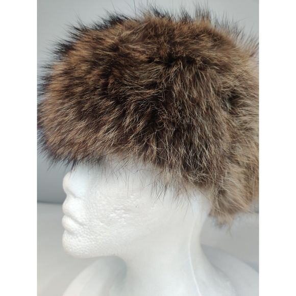 NWOT Vintage Racoon Fur Hat from Canada GR Originals main image 8